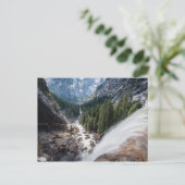 Vernall Herfst en Mist Trail Briefkaart (Staand voorkant)