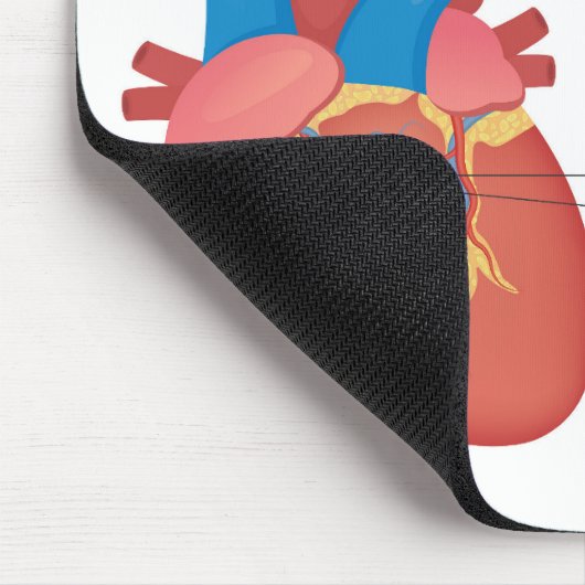 Vernauwde bloedvaten muismat (Hoek)