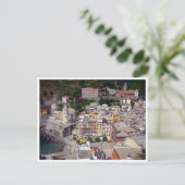 Vernazza aarde grens briefkaart (Staand voorkant)
