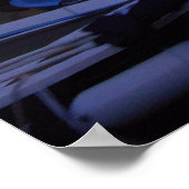 Vernazza bij nacht poster (Hoek)