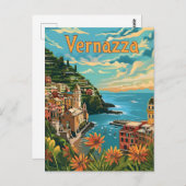 Vernazza Cinque Terre Briefkaart (Voorkant / Achterkant)