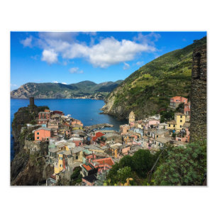Vernazza, Cinque Terre, Italië - Foto afdrukken