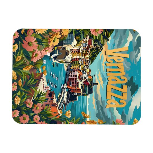 Vernazza Cinque Terre Italië Magneet (Horizontaal)