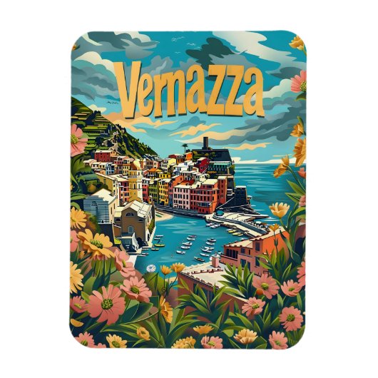 Vernazza Cinque Terre Italië Magneet (Verticaal)