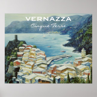 Vernazza Cinque Terre Italië Poster