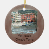 Vernazza - Cinque Terre Keramisch Ornament (Voorkant)