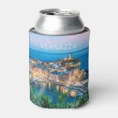 Vernazza Cinque Terre La Spezia Italië Panorama Blikjeskoeler (Blikje Voorkant)