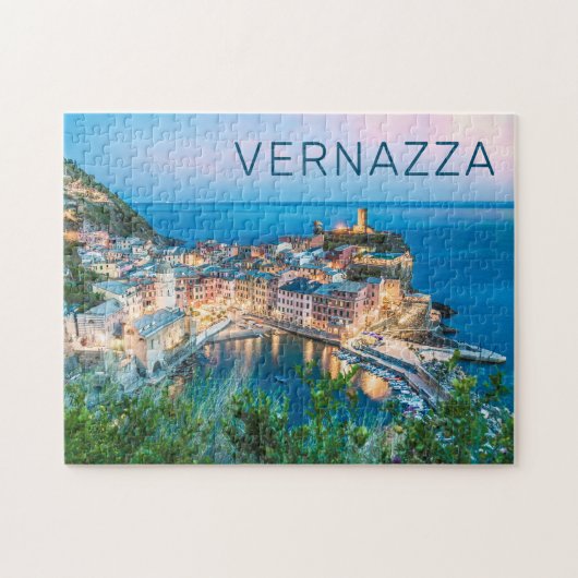 Vernazza Cinque Terre La Spezia Italië Panorama Legpuzzel (Horizontaal)
