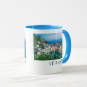 Vernazza Cinque Terre La Spezia Italië Panorama Mok (Voorkant rechts)