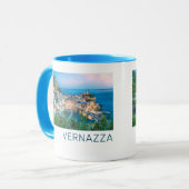 Vernazza Cinque Terre La Spezia Italië Panorama Mok (Voorkant links)