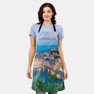 Vernazza Cinque Terre La Spezia Italië Panorama Schort