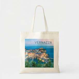Vernazza Cinque Terre La Spezia Italië Panorama Tote Bag