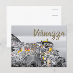 Vernazza Cinque Terre Liguria Italy Fine Art gift Feestdagenkaart