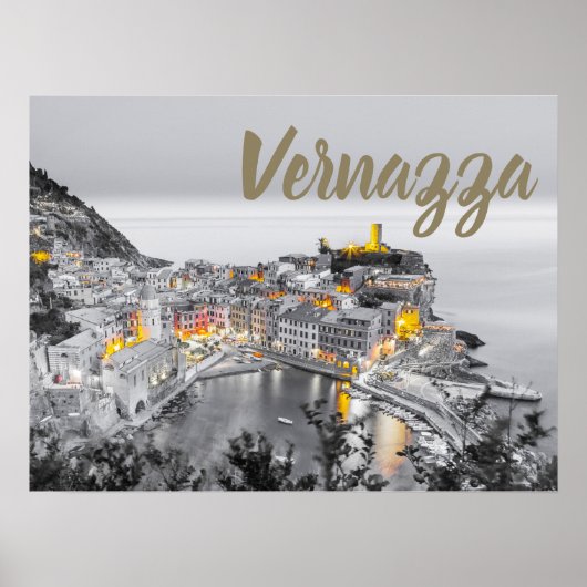 Vernazza Cinque Terre Liguria Italy Fine Art gift Poster (Voorkant)
