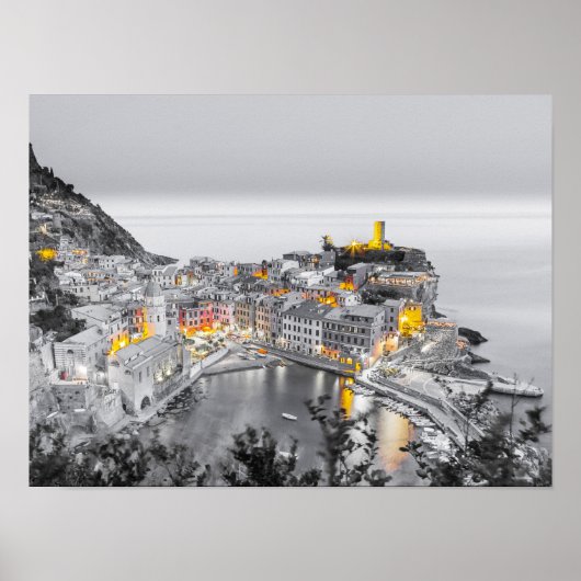 Vernazza Cinque Terre Liguria Italy Fine Art gift Poster (Voorkant)