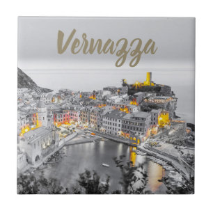 Vernazza Cinque Terre Liguria Italy Fine Art gift Tegeltje