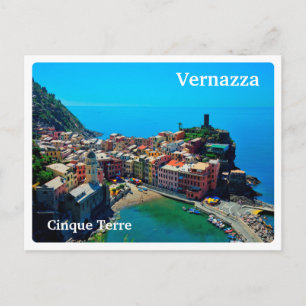 VERNAZZA - Cinque Terre - Liguria - PANORAMA - Briefkaart