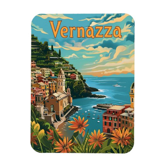 Vernazza Cinque Terre Magneet (Verticaal)