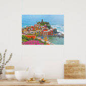VERNAZZA - Cinque Terre - panorama - Ligurië - Poster (Keuken)
