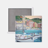 Vernazza Harbour, Cinque Terre Magnet (Voorkant / Achterkant)