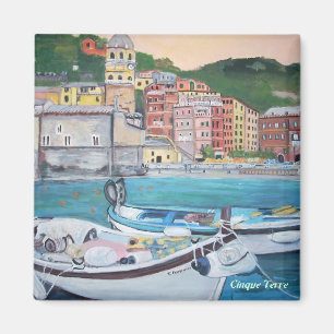Vernazza Harbour, Cinque Terre Magnet