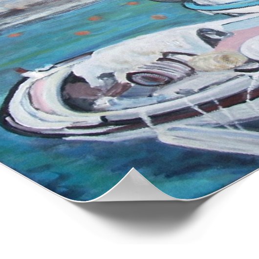 Vernazza Harbour, Cinque Terre Poster (Hoek)