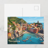 Vernazza Italië Briefkaart (Voorkant / Achterkant)