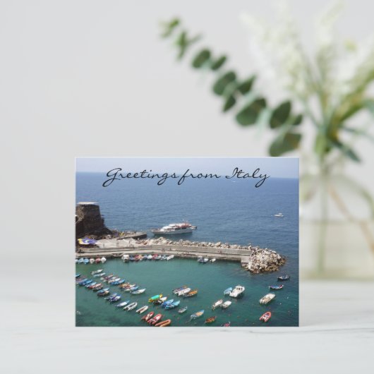 vernazza italië groet briefkaart (Staand voorkant)