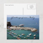 vernazza italië groet briefkaart (Voorkant / Achterkant)