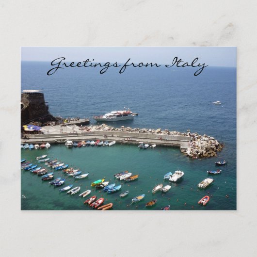 vernazza italië groet briefkaart (Voorkant)