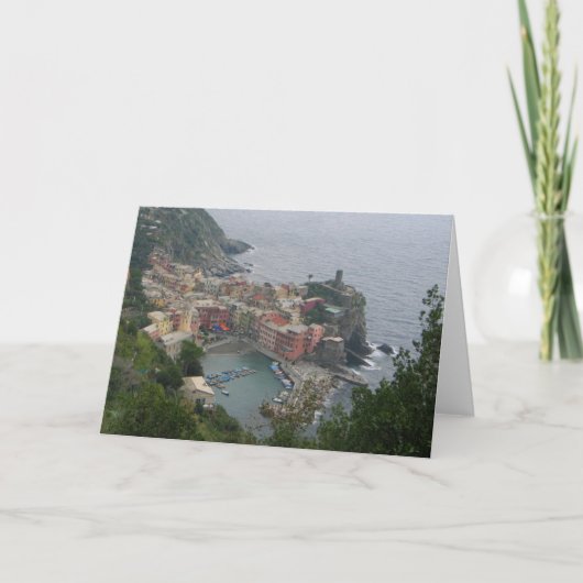 Vernazza Italië Kaart (Voorkant)