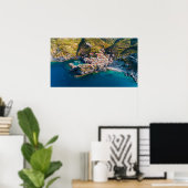 VERNAZZA, ITALIË - KUSTSCENE POSTER (Thuiskantoor)