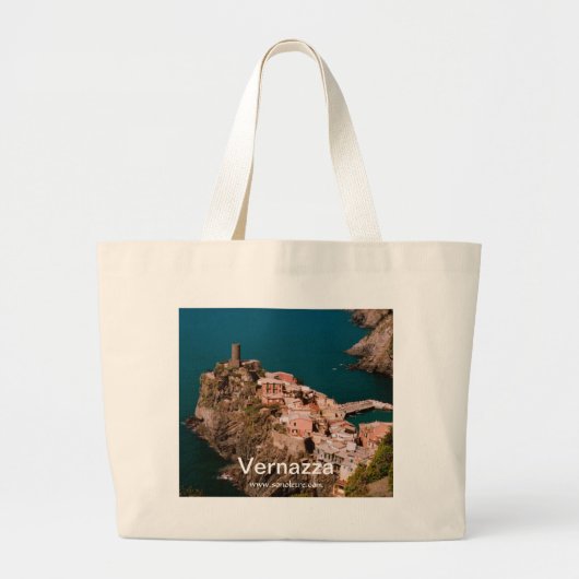 Vernazza Panorama Bag Grote Tote Bag (Voorkant)