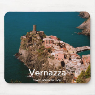 Vernazza Panoramisch Uitzicht Mousepad Muismat