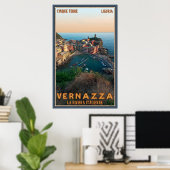 Vernazza Poster (Thuiskantoor)