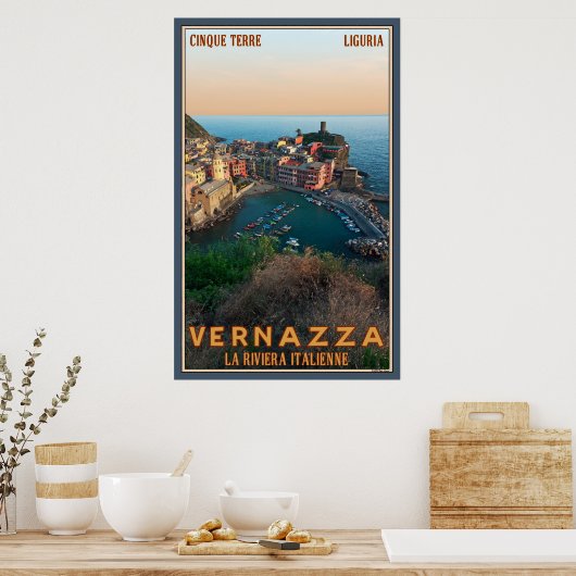 Vernazza Poster (Keuken)