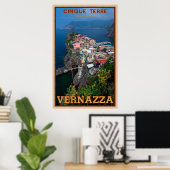 Vernazza Poster (Thuiskantoor)