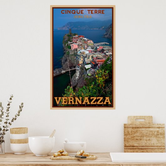 Vernazza Poster (Keuken)
