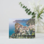 Vernazza, stad Cinque Terre Briefkaart (Staand voorkant)
