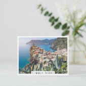Vernazza, stad Cinque Terre Briefkaart (Staand voorkant)