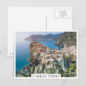 Vernazza, stad Cinque Terre Briefkaart (Voorkant / Achterkant)