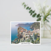 Vernazza, stad Cinque Terre Briefkaart (Staand voorkant)