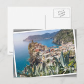 Vernazza, stad Cinque Terre Briefkaart (Voorkant / Achterkant)