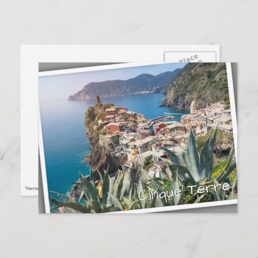 Vernazza, stad Cinque Terre Briefkaart (Voorkant / Achterkant)