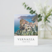Vernazza, stad Cinque Terre, Italië Briefkaart (Staand voorkant)