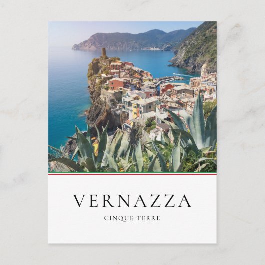 Vernazza, stad Cinque Terre, Italië Briefkaart (Voorkant)