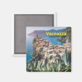Vernazza, stad Cinque Terre Magneet (Voorkant / Achterkant)