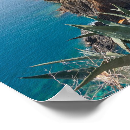 Vernazza, stad Cinque Terre Poster (Hoek)