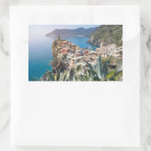 Vernazza, stad Cinque Terre Rechthoekige Sticker (Tas)