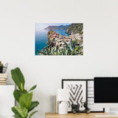 Vernazza stad in de Cinque Terre Poster (Thuiskantoor)